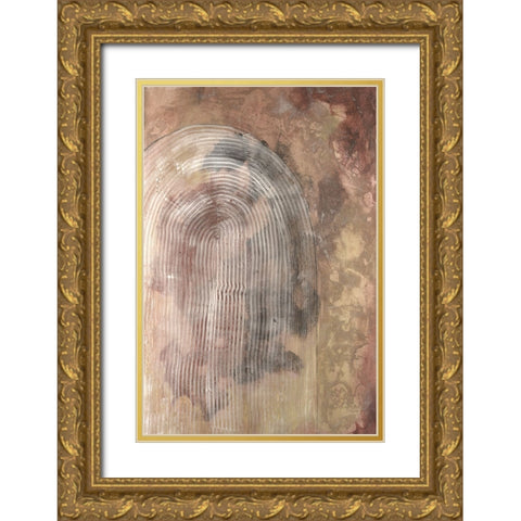 Century Hues II Gold Ornate Wood Framed Art Print with Double Matting by Lam, Vanna