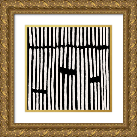 Dizziness II Gold Ornate Wood Framed Art Print with Double Matting by Moore, Regina