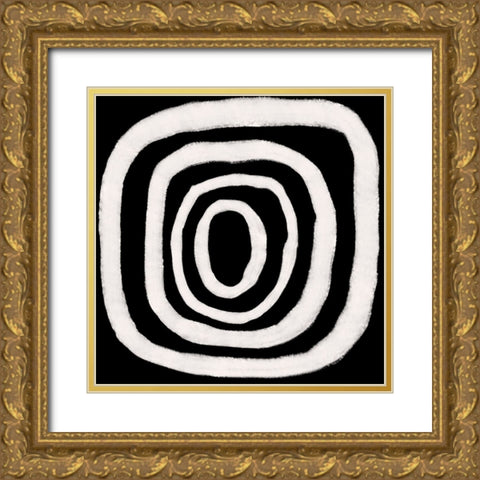 Dizziness VI Gold Ornate Wood Framed Art Print with Double Matting by Moore, Regina