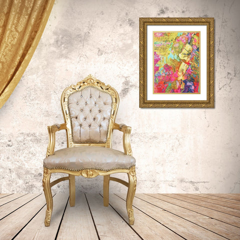 Blessed Be  I Gold Ornate Wood Framed Art Print with Double Matting by Fagan, Dorothy