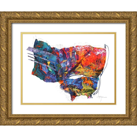 Homeward Bound  II Gold Ornate Wood Framed Art Print with Double Matting by Fagan, Dorothy