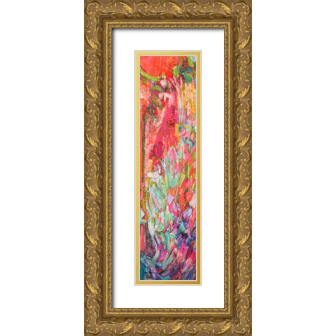 Goddess in Her Garden  I Gold Ornate Wood Framed Art Print with Double Matting by Fagan, Dorothy