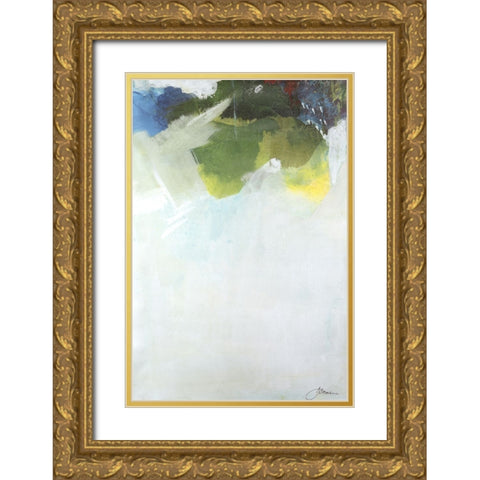 Reaching Higher I Gold Ornate Wood Framed Art Print with Double Matting by Combs, Joyce