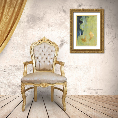 Embellished Seeking Wisdom I Gold Ornate Wood Framed Art Print with Double Matting by Combs, Joyce