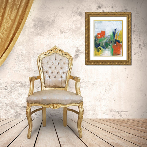 Delightful Dreams  I Gold Ornate Wood Framed Art Print with Double Matting by Combs, Joyce