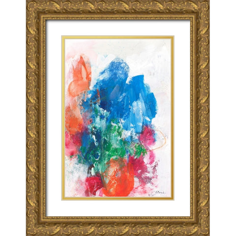 An Early Spring I Gold Ornate Wood Framed Art Print with Double Matting by Combs, Joyce