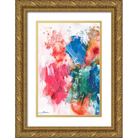 An Early Spring II Gold Ornate Wood Framed Art Print with Double Matting by Combs, Joyce