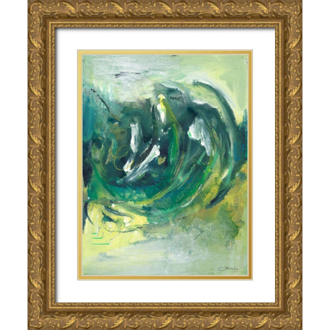 My Imagination II Gold Ornate Wood Framed Art Print with Double Matting by Combs, Joyce
