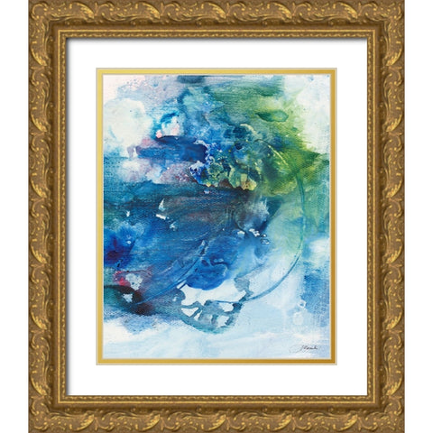 Solitary II Gold Ornate Wood Framed Art Print with Double Matting by Combs, Joyce
