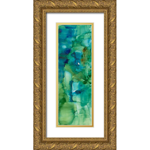 Cool Forever III Gold Ornate Wood Framed Art Print with Double Matting by Combs, Joyce