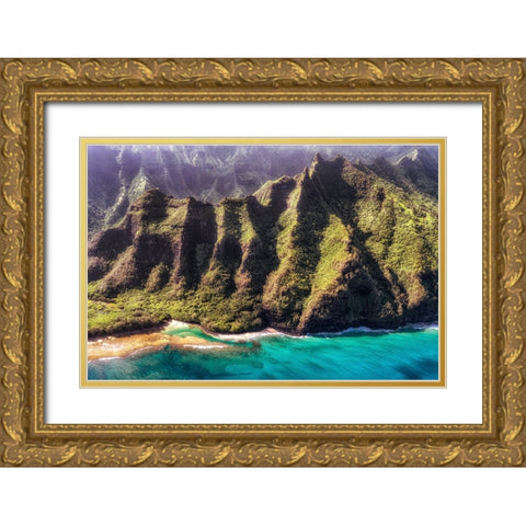 Morning at Kee Gold Ornate Wood Framed Art Print with Double Matting by Head, Danny