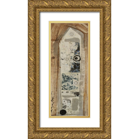 Honey Bee House III Gold Ornate Wood Framed Art Print with Double Matting by Ferrell, Erin McGee