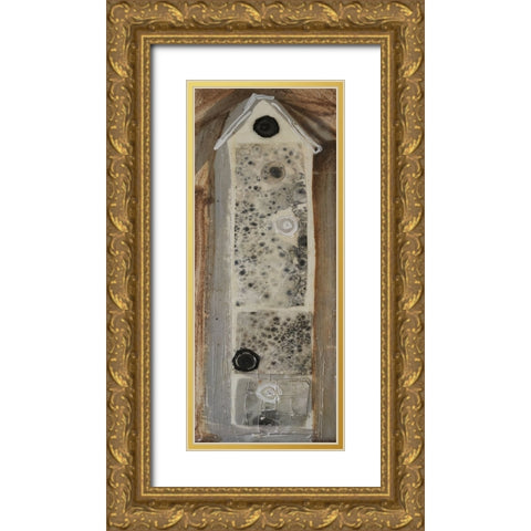 Honey Bee House VIII Gold Ornate Wood Framed Art Print with Double Matting by Ferrell, Erin McGee