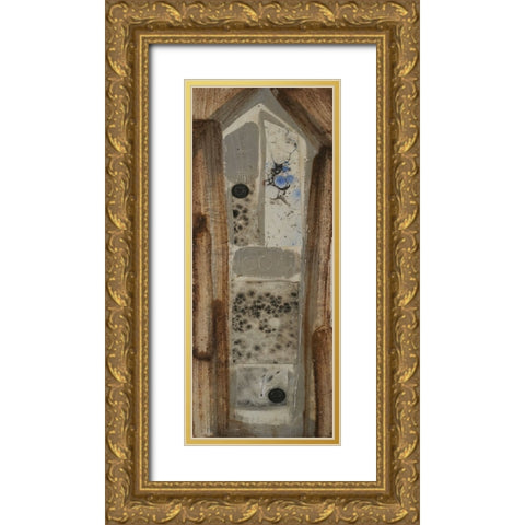 Honey Bee House IX Gold Ornate Wood Framed Art Print with Double Matting by Ferrell, Erin McGee