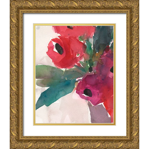 Behind the Meaning of Tulips I Gold Ornate Wood Framed Art Print with Double Matting by Dixon, Samuel