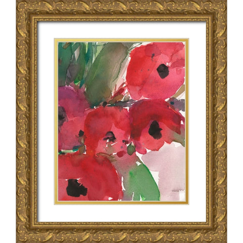 Behind the Meaning of Tulips II Gold Ornate Wood Framed Art Print with Double Matting by Dixon, Samuel