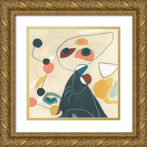 Ahora Mismo I Gold Ornate Wood Framed Art Print with Double Matting by Vess, June Erica