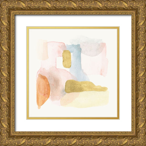 Like Clouds I Gold Ornate Wood Framed Art Print with Double Matting by Wang, Melissa