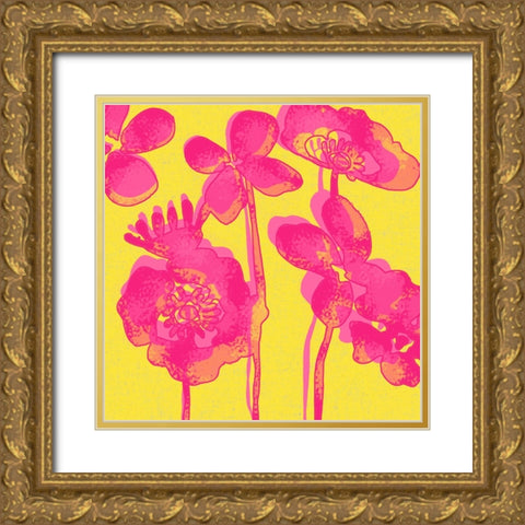 Sweet Honey III Gold Ornate Wood Framed Art Print with Double Matting by Wang, Melissa