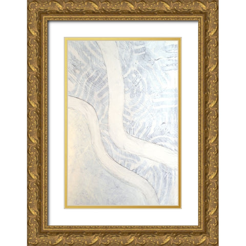 Northerly Wind I Gold Ornate Wood Framed Art Print with Double Matting by Lam, Vanna