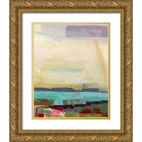 Open Roads I Gold Ornate Wood Framed Art Print with Double Matting by Quin, Marabeth