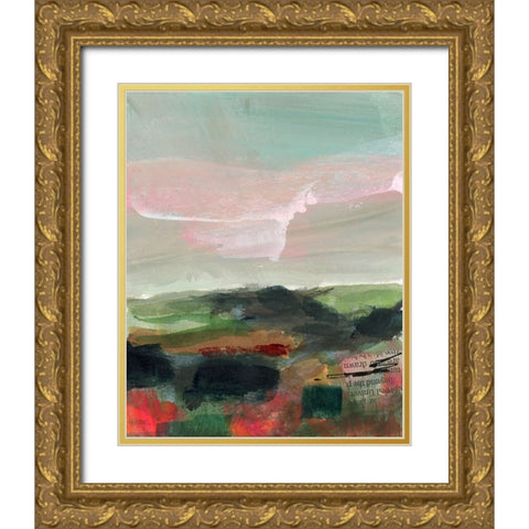 Open Roads III Gold Ornate Wood Framed Art Print with Double Matting by Quin, Marabeth