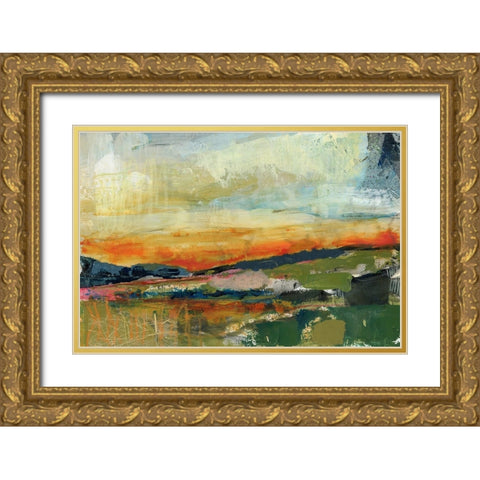 The Long Way Home II Gold Ornate Wood Framed Art Print with Double Matting by Quin, Marabeth