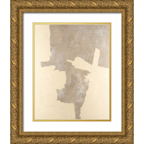 Playa I Gold Ornate Wood Framed Art Print with Double Matting by Willett, Michael