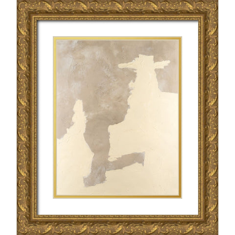 Playa II Gold Ornate Wood Framed Art Print with Double Matting by Willett, Michael