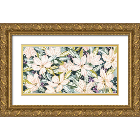 Wild Petals III Gold Ornate Wood Framed Art Print with Double Matting by Popp, Grace