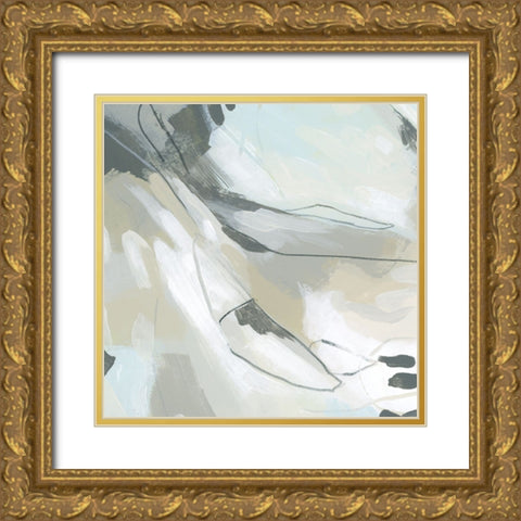 Shadow Cycle III Gold Ornate Wood Framed Art Print with Double Matting by Vess, June Erica