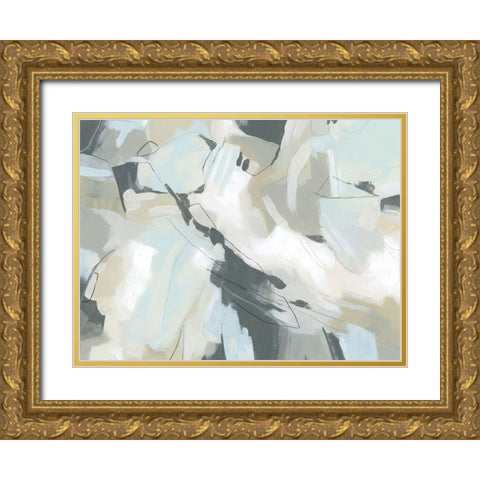 Shadow Cycle V Gold Ornate Wood Framed Art Print with Double Matting by Vess, June Erica