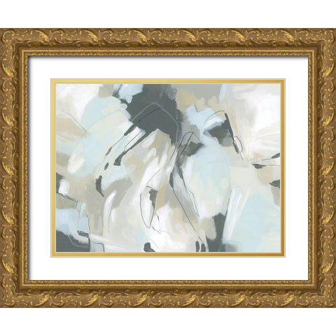 Shadow Cycle VI Gold Ornate Wood Framed Art Print with Double Matting by Vess, June Erica