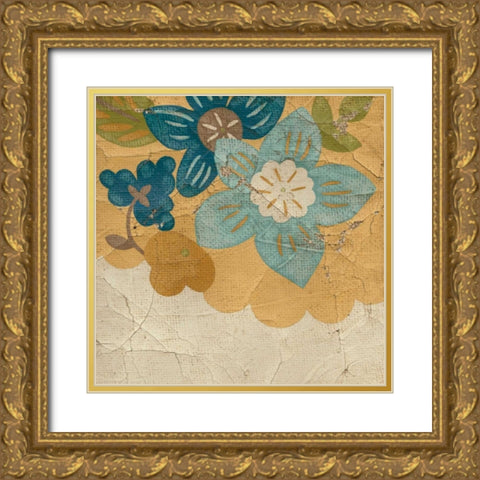 Sunshine Tapestry II Gold Ornate Wood Framed Art Print with Double Matting by Zarris, Chariklia