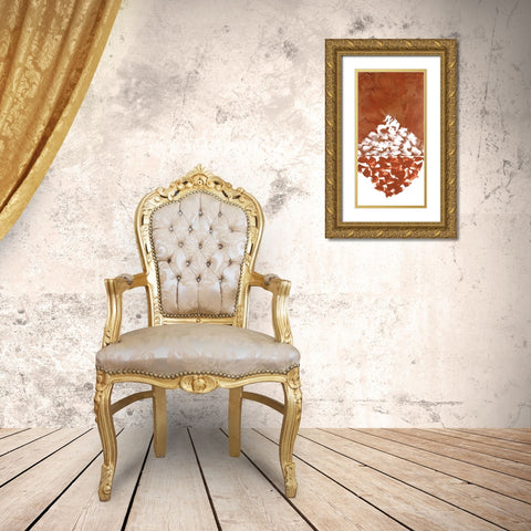 Hued Plaster II Gold Ornate Wood Framed Art Print with Double Matting by Willett, Michael