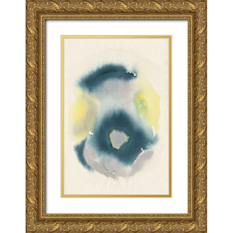 Sulphur Sapphire II Gold Ornate Wood Framed Art Print with Double Matting by Lam, Vanna