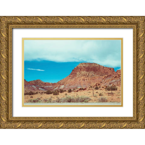 Quintero New Mexico II Gold Ornate Wood Framed Art Print with Double Matting by Quintero, Sonja
