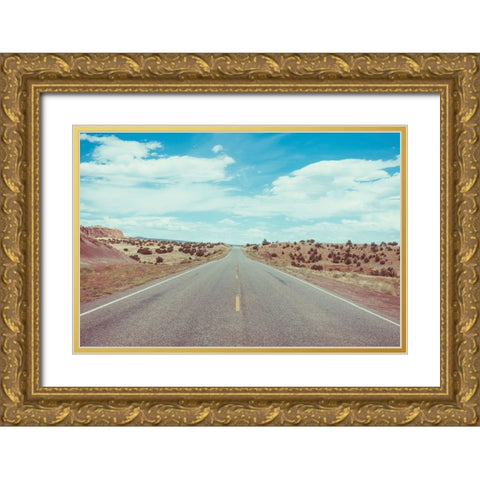 Quintero New Mexico III Gold Ornate Wood Framed Art Print with Double Matting by Quintero, Sonja