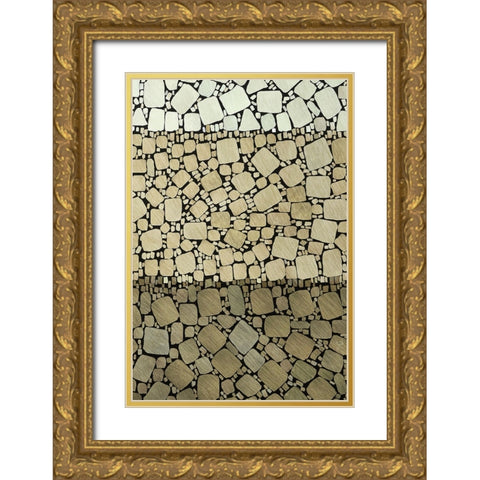 Bedrock I Gold Ornate Wood Framed Art Print with Double Matting by Saunders, Alonzo