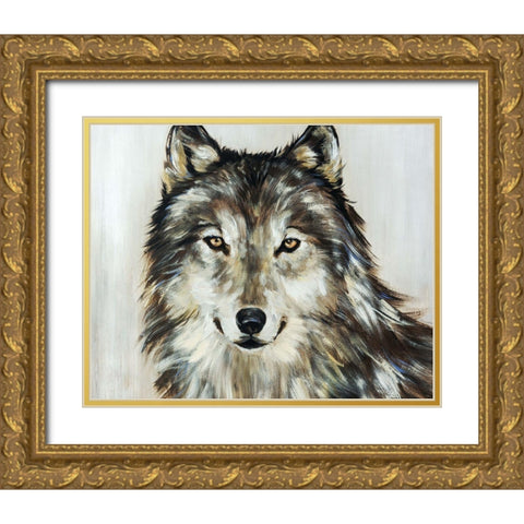 Into the Grey Gold Ornate Wood Framed Art Print with Double Matting by Edmunds, Sydney