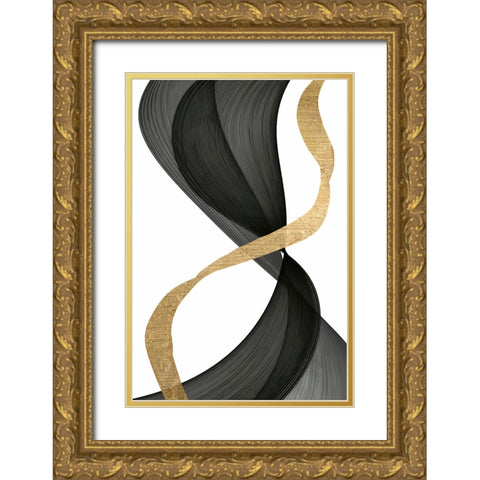 Inner Flow  I Gold Ornate Wood Framed Art Print with Double Matting by Saunders, Alonzo