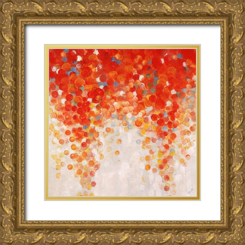 Bubble Gum Ball Gold Ornate Wood Framed Art Print with Double Matting by Edmunds, Sydney