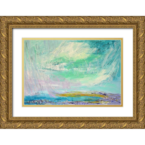 Ever Deeply I Gold Ornate Wood Framed Art Print with Double Matting by Fagan, Dorothy