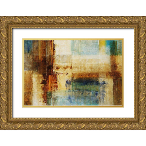 Recumbent Gold Ornate Wood Framed Art Print with Double Matting by Schicker, Joshua