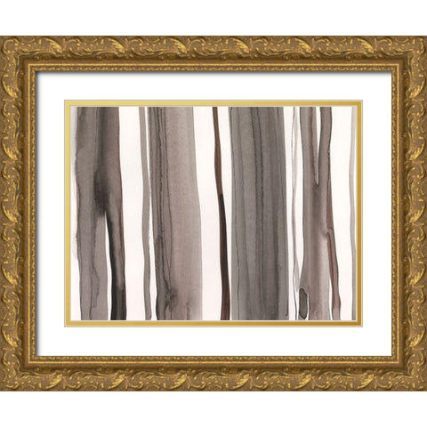 Picket Fence I Gold Ornate Wood Framed Art Print with Double Matting by Dixon, Samuel
