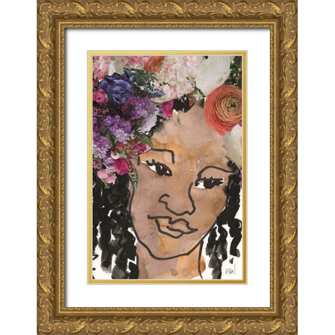 Sisters  I Gold Ornate Wood Framed Art Print with Double Matting by Dixon, Samuel