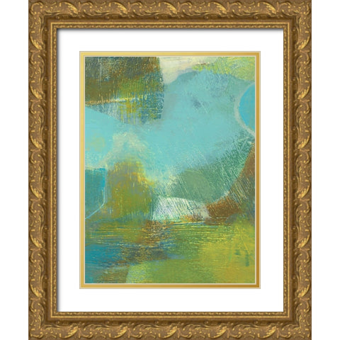 Cor II Gold Ornate Wood Framed Art Print with Double Matting by Jachimiec, Sue