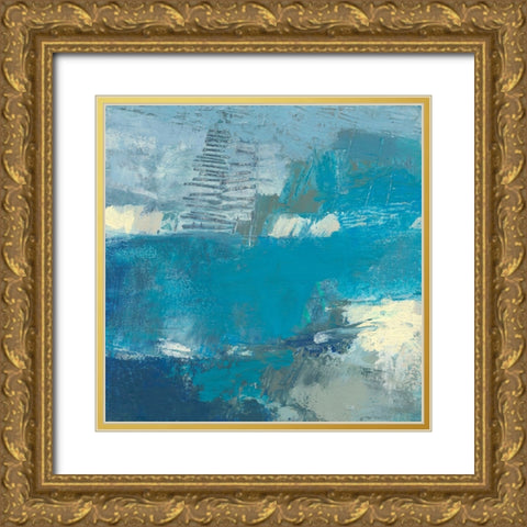 Dyeu I Gold Ornate Wood Framed Art Print with Double Matting by Jachimiec, Sue