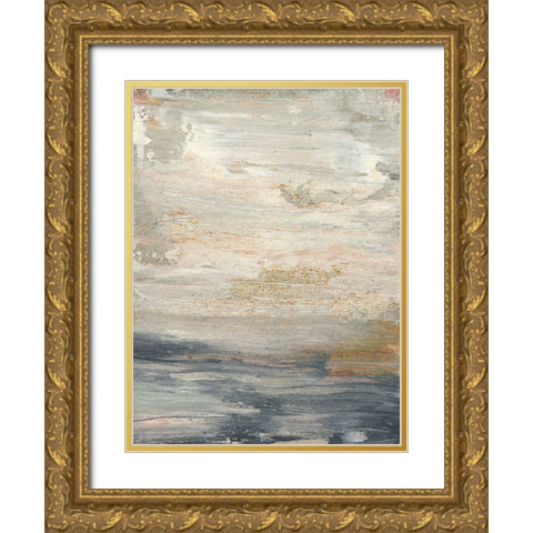 Serein I Gold Ornate Wood Framed Art Print with Double Matting by Jachimiec, Sue