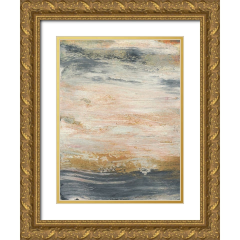Serein II Gold Ornate Wood Framed Art Print with Double Matting by Jachimiec, Sue